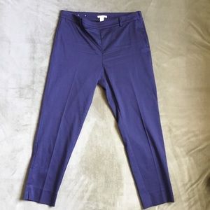 H&M Slim Fit Navy Blue Pants